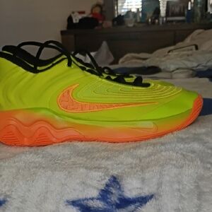 Nike Athletic Shoes in Neon Yellow and Orange
